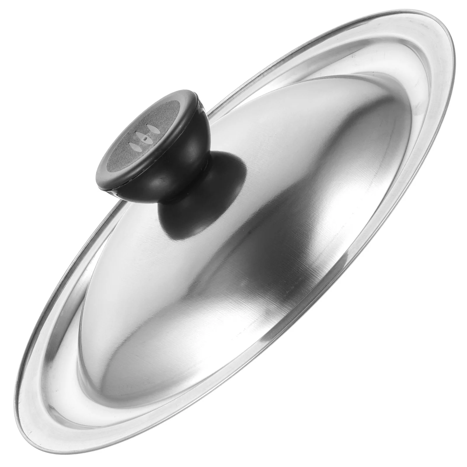 

Stainless Steel Flavor Pot Cover Multi-Purpose Frying Pan Replacement Cover Metal Seasoning Universal 18/20cm Knob Cover