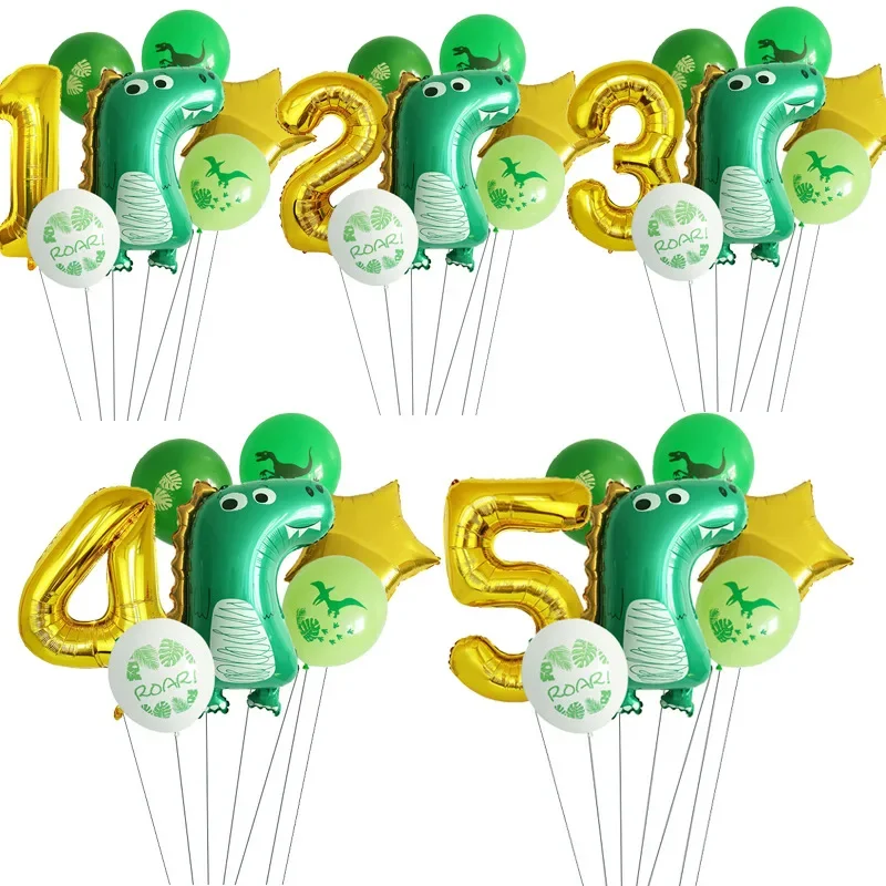 

Dinosaur Party Balloon Dinosaur Birthday Party Foil Number Balloons Kids Wild Animal Jungle Birthday Party Decorations Globos