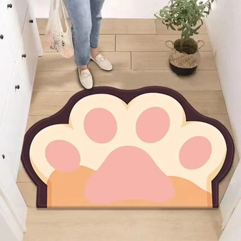 Door Mat Carpet Foot Entrance Anti Slip Floor Absorbent Bedroom Cartoon Bathroom