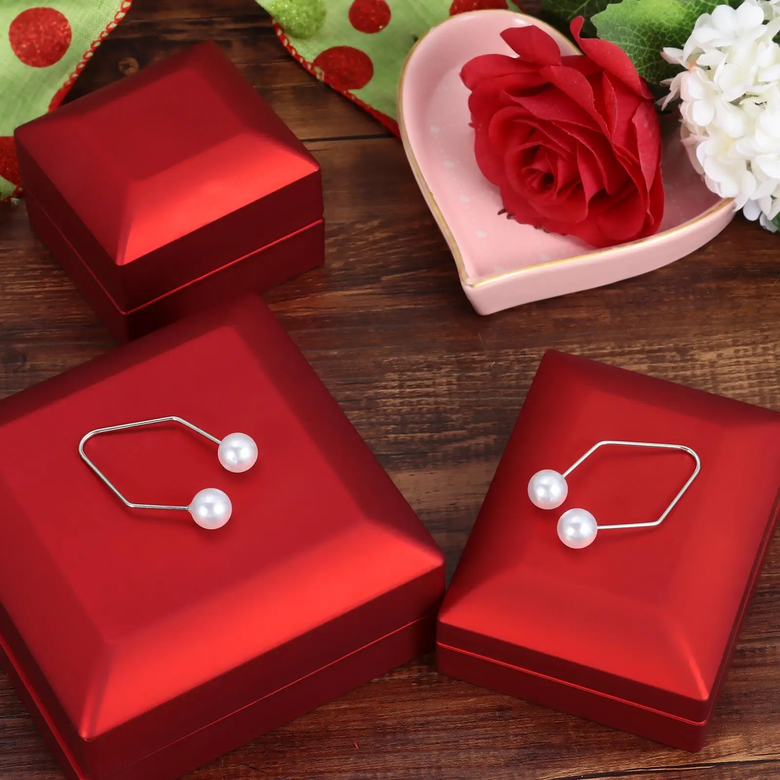 1 Pair Fashion Alloy Dimple Trainer Facial Beauty Tools Pearl Dimple Maker for Cheeks Easy to Wear Facial Dimple Make Tool