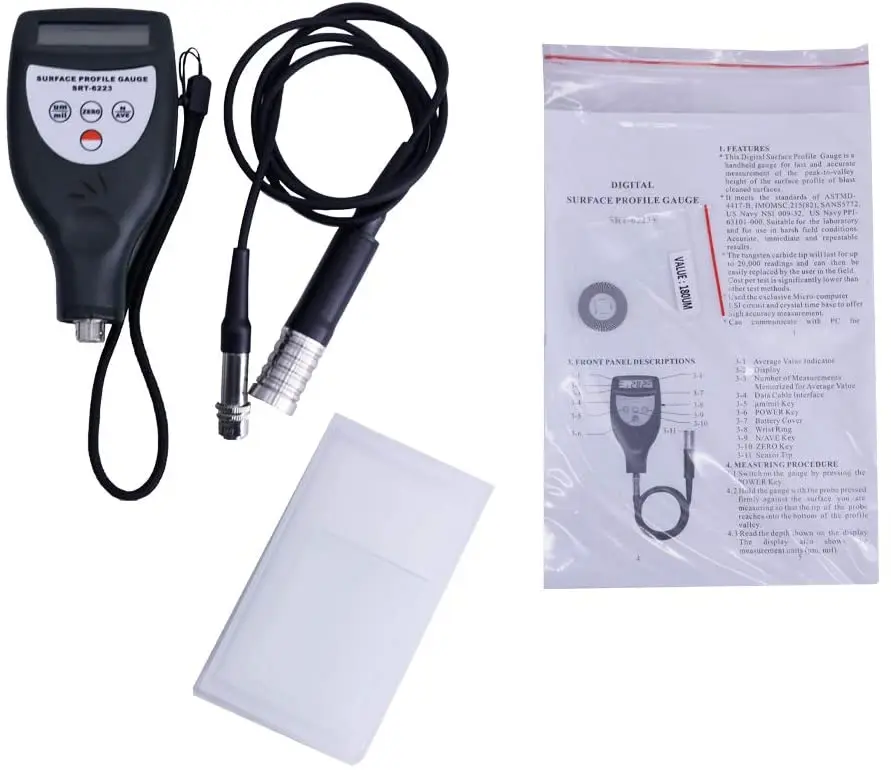 LANDTEK SR-T6223+ New Digital Handheld Surface Roughness Tester Meter Finishing instrument SRT6223+