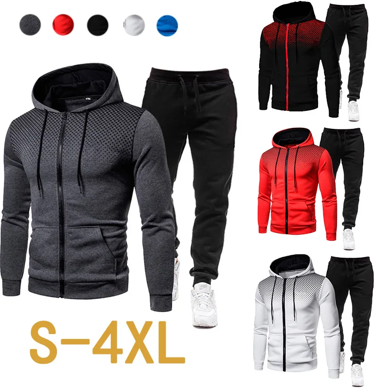 Męskie dres codzienny wiosna jesień moda męska kurtka i spodnie dresowe dwa kawałki ustawia odzież sportowa odzież Plus Size dla mężczyzn 1 Męskie dres codzienny wiosna jesień moda męska kurtka i spodnie dresowe dwa kawałki ustawia odzież sportowa odzież Plus Size dla mężczyzn 1