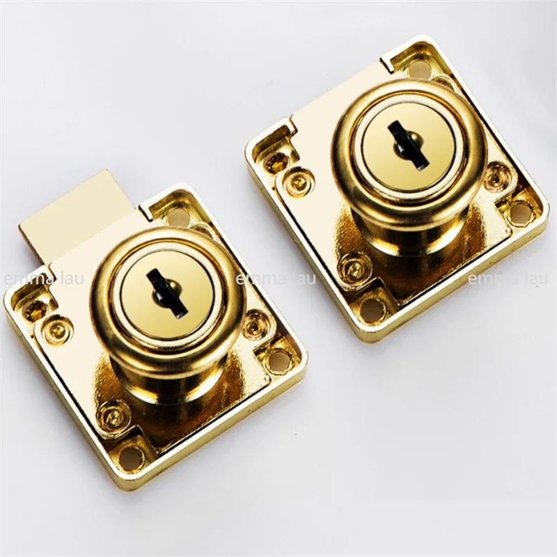 Zinc Alloy Single Open Drawer Lattice Key Locks Home Door Room Door