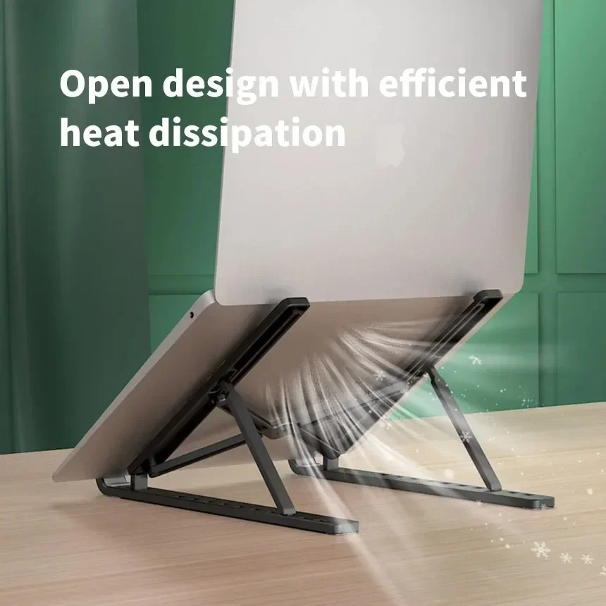 조정 가능한 노트북 스탠드 휴대용 접이식 노트북 라이저 MacBook Air iPad 태블릿 컴퓨터 모니터 홀더 데스크 액세서리