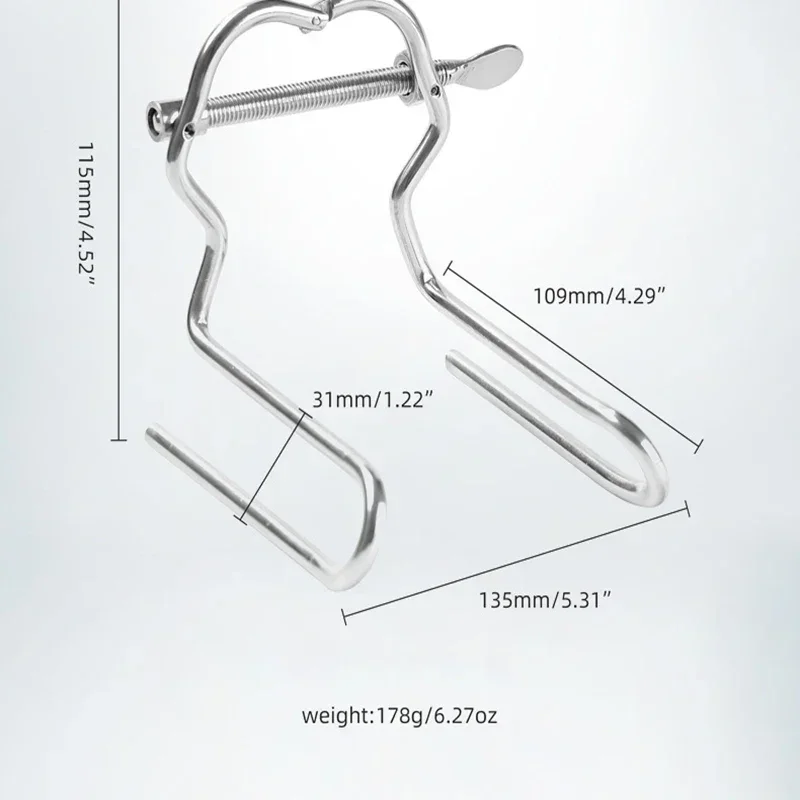 Anal Plug Dilator Vaginal Expander Adjustable Dilator Anus Clamp Extender Speculum Vaginal Anal Plug Cleaning Big Butt Plug Sex Toys Male Female Couples Bdsm
