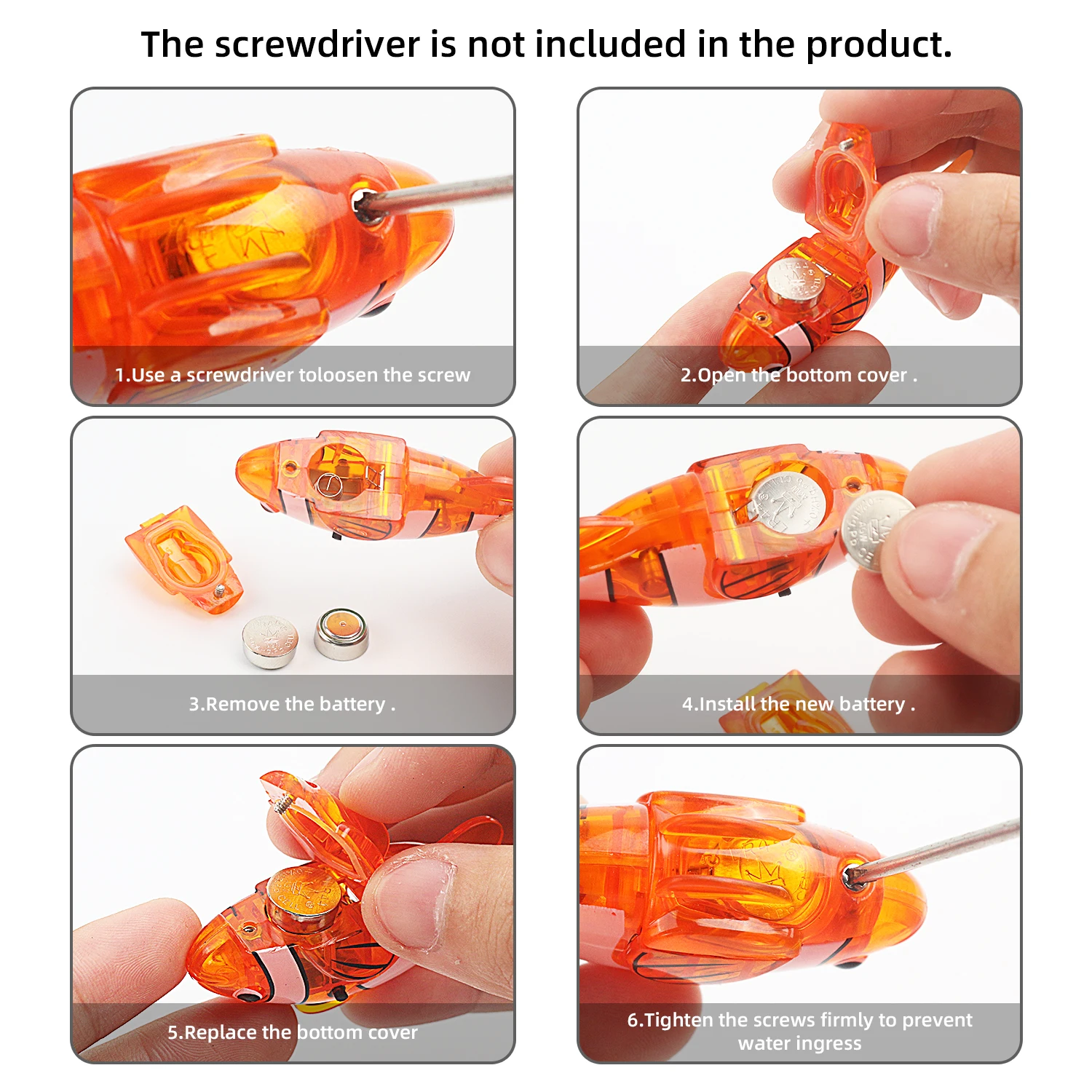 Children's Water Playing Electronic Fish Sensing Luminescent Toy Shower Shower Shower Swimming Swinging Fish 4