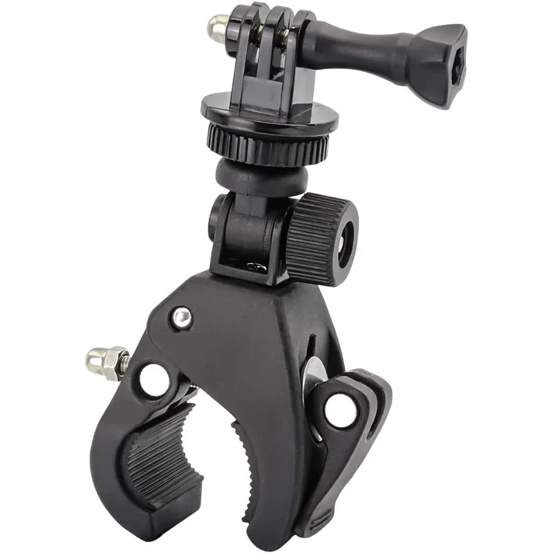 

Gun/Rod/Bow Camera Clamp Mount, with 1/4 Thread for GoPro 11/10/9/8/7/6/5,Action Camera/Hunting Camera/Fishing Pole Clamp