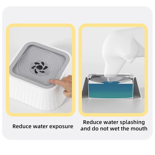 1 Piece of Spill-Proof Water Bowl for Pets - Designed for Cats and Dogs with Non-Slip Base and Floating Feature 4