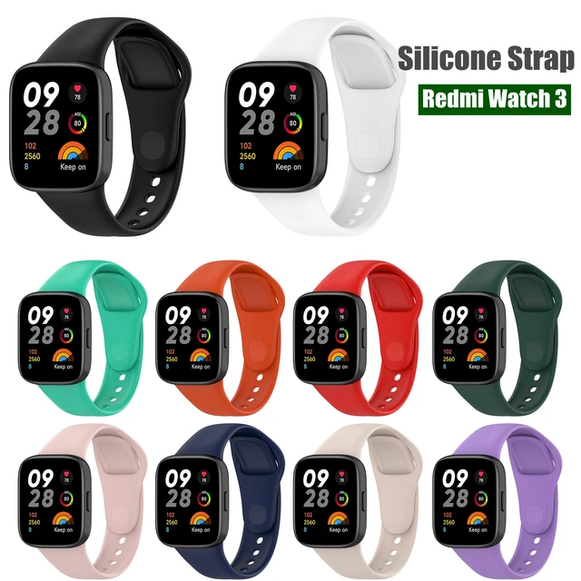 Fashion Silicone WatchBand For Redmi Watch 3 Active SmartWatch Strap  Wristbands Bracelet For Redmi Watch 3