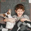 Custom 3D Pet Animals Pillow from Photo,Personalized Dog/Cat Shaped Throw Pillow,Double Printed Pet Pillow, Pet Memorial Gift 3