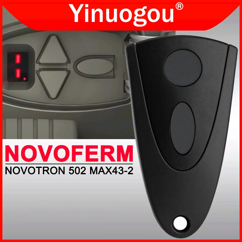 

NOVOFERM NOVOTRON 502 MAX43-2 504 MAX43-4 512 MIX 43-2 MINI-NOVOTRON 504 522 524 Gate Remote Control Garage Door Opener 433MHz