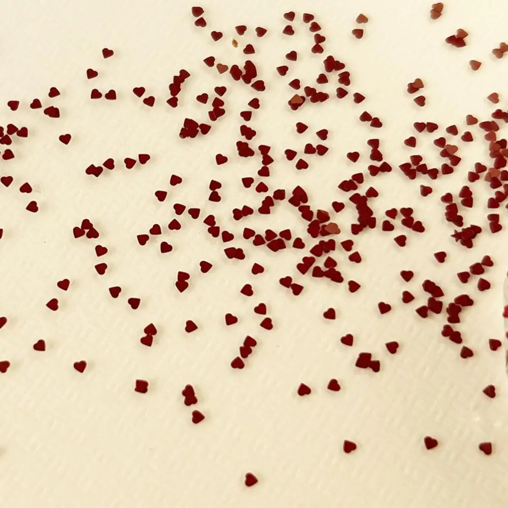 Mini Heart Sequins Glitter Exquisite Cute Nail Decoration Nail Salon Design Cute Accessories DIY Nail Art Design 4