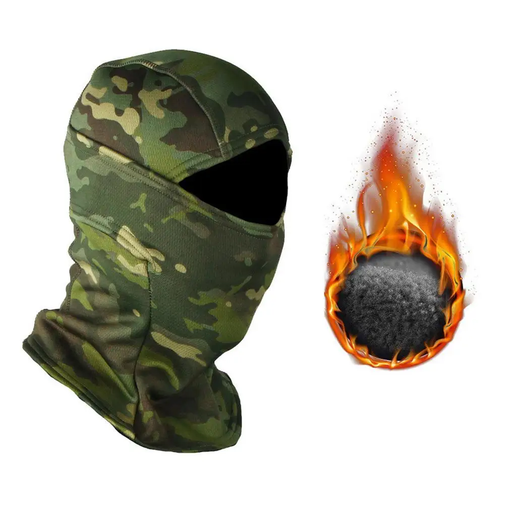 

Балаклава зимняя теплая шапка Тактический велосипедный ветрозащитный спортивный шарф Зимний уличный охотничий походный головной убор теплый шарф для катания на лыжах