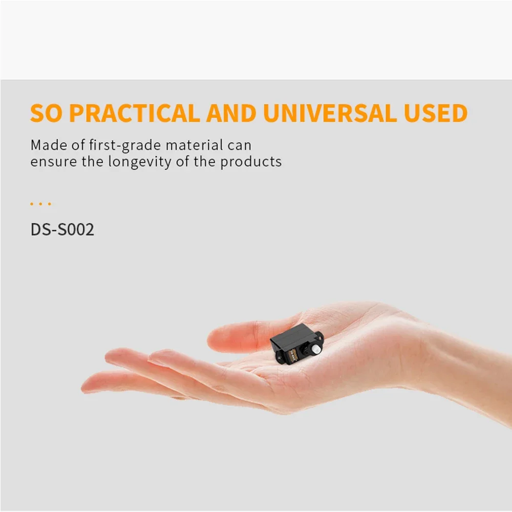 DSPOWER 1/5/10/20PCS 4,3g Micro Digital Servo Mini Servos Kernlosen Kunststoff Metall Getriebe Motor für 1/24 RC Auto Starrflügel Flugzeug – Detail 4