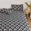 Simple Style Bedsheet Breathable Bed Cover Fitted Sheet with Elastic Band Mattress Protector Home Bed Linen (No Pillowcase) 3