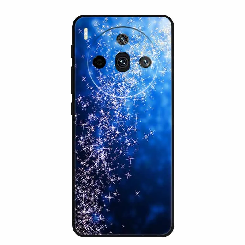 Sleek Black Silicone Fashion Phone Case – 6.78 Soft Back Cover