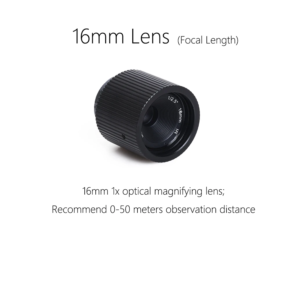 Hunting Camera Lens 16mm 25mm 35mm 50mm for Night Vision Scope M5 NK008