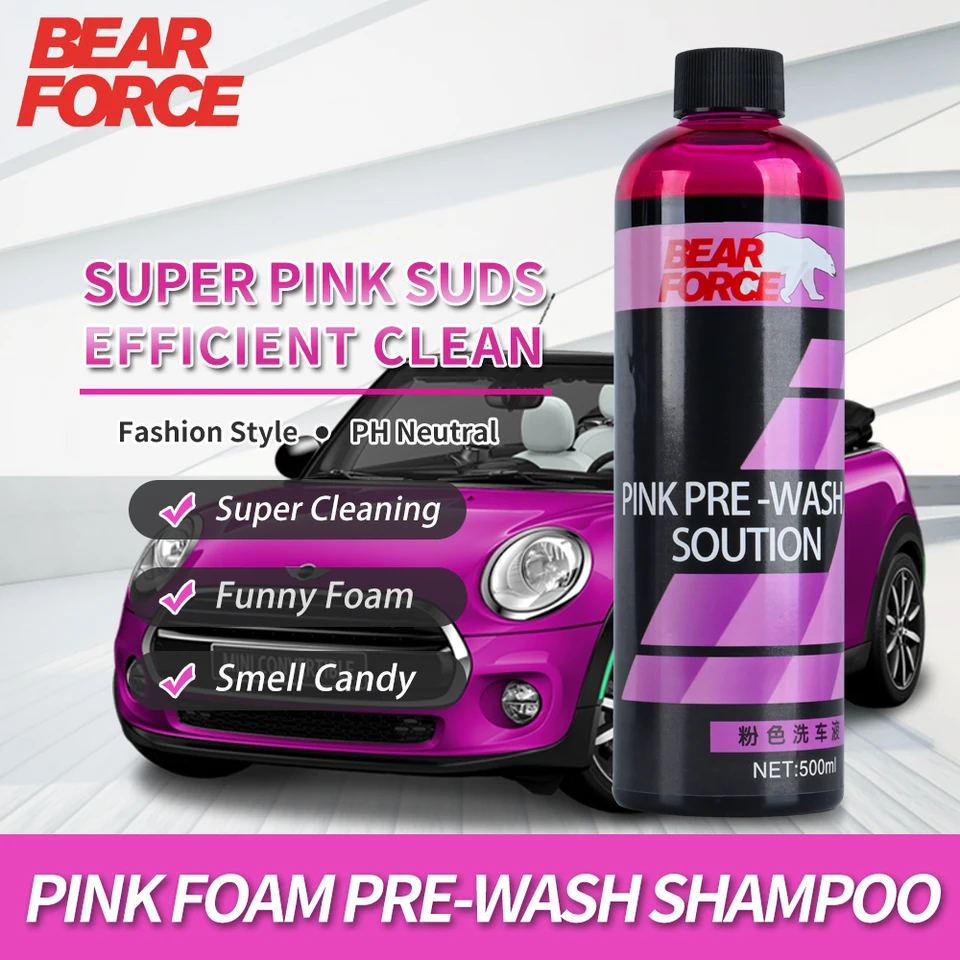 Shampoo Auto Pink Foam MAX DETAIL-LAB - Schiuma Attiva Concentrata Per Prelavaggio Profondo - Foto 5