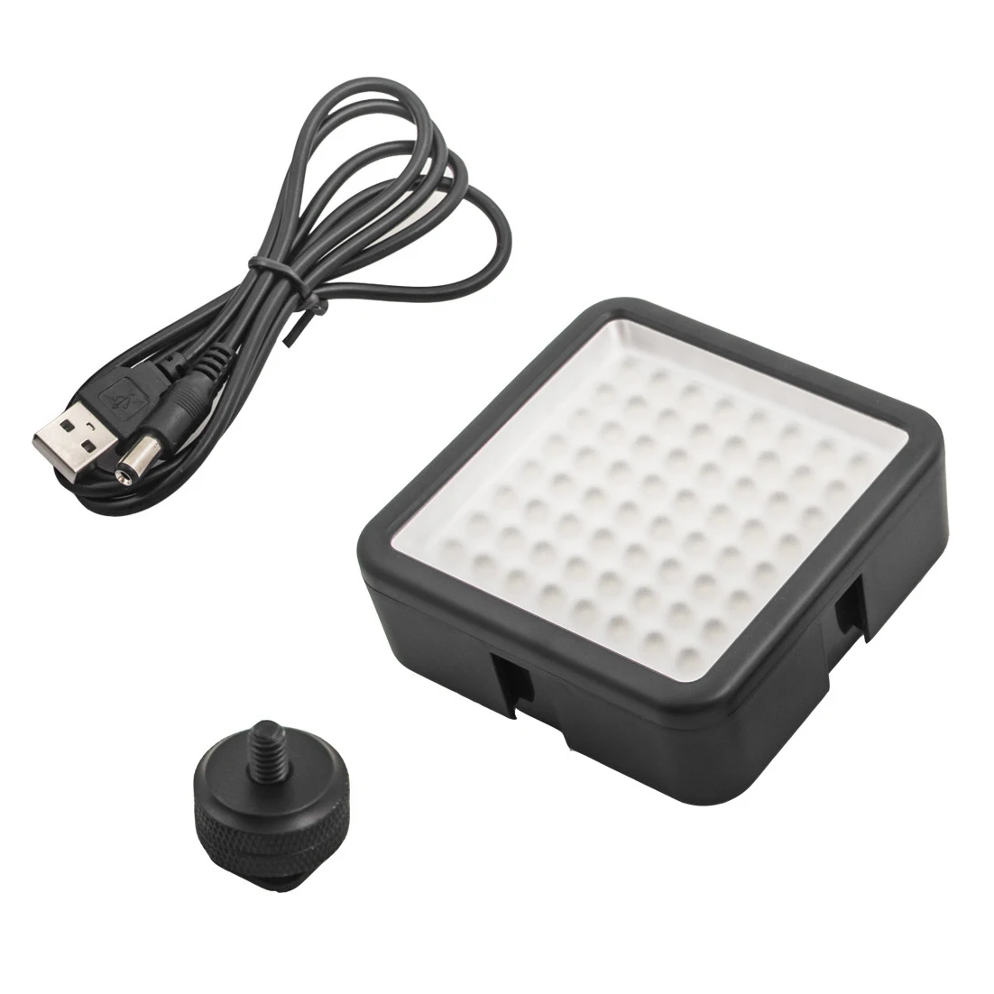 

LED64 5500-6500K светодиодный видео светильник Профессиональное Универсальное для макросъемки фотожурналистское видео светильник