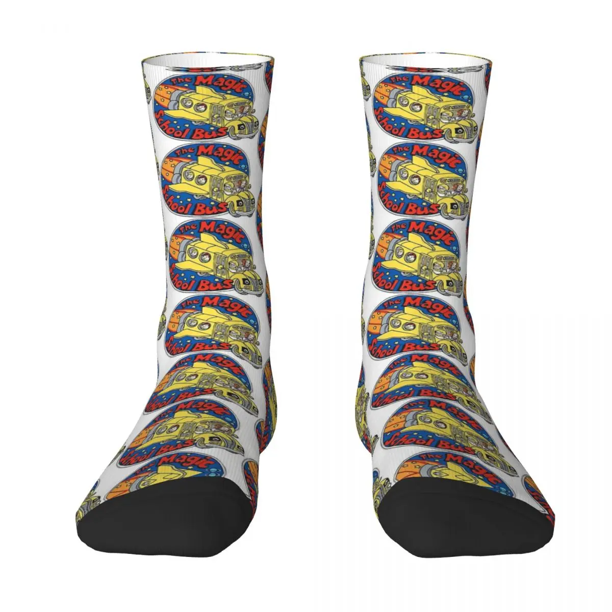 

Bus The Magic School Bus Logo Men Women Socks Windproof Novelty Spring Summer Autumn Winter Stockings Gift