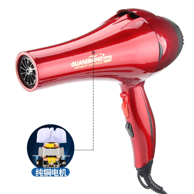 Description Picture 3 of itemFor hairdresser and hair salon 3 meter long wire EU Plug Real 2300w power professional blower dryer salon Hair Dryer hairdryer
