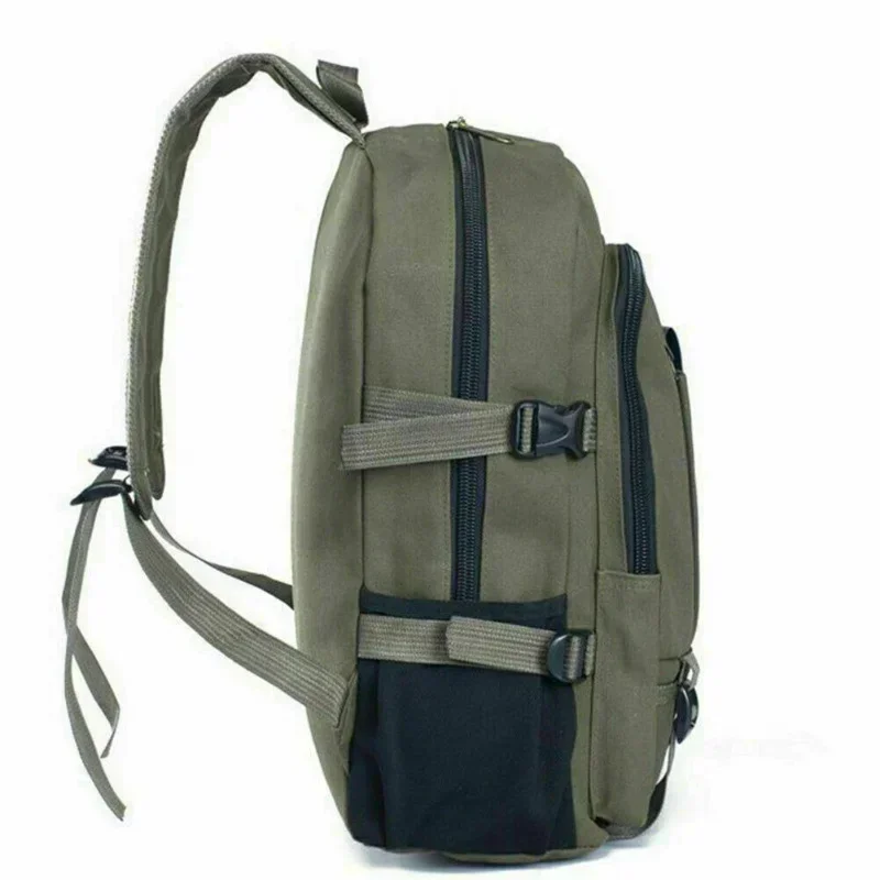 Travel Backpack Men Tactical Militari Mountaineering Bag Canvas Large Capacity Backpacks Outdoor Camping Computer