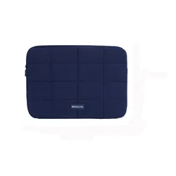Quilted Shockproof Tablet Sleeve - Wear - Resistant & Ultralight Protection Case (Dark Blue - 14inch)