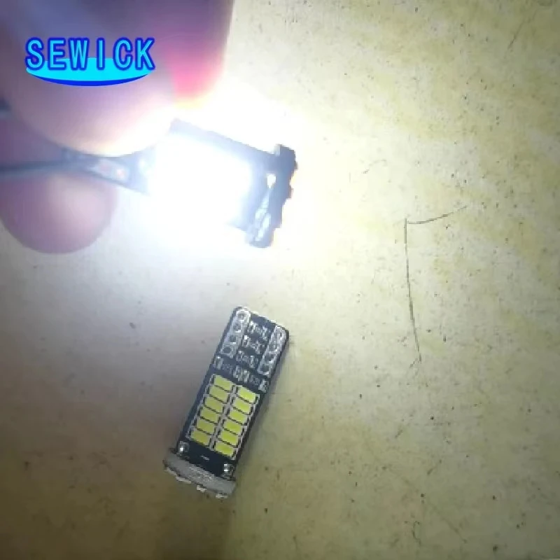 100Pcs W5W T10 LED  Canbus 3014 34SMD 12V 6000K 194 168 LED     ڵ ȣ  