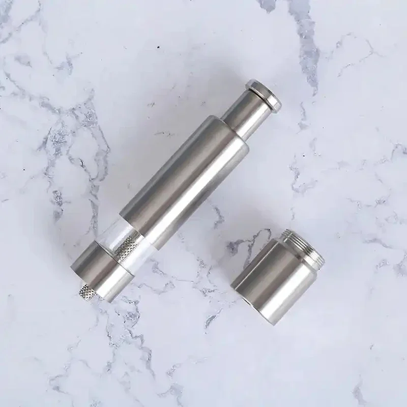 new Stainless Steel Thumb Push Spice Sauce Grinder Efficient Suitable For Various Spices Such As Pepper And Salt