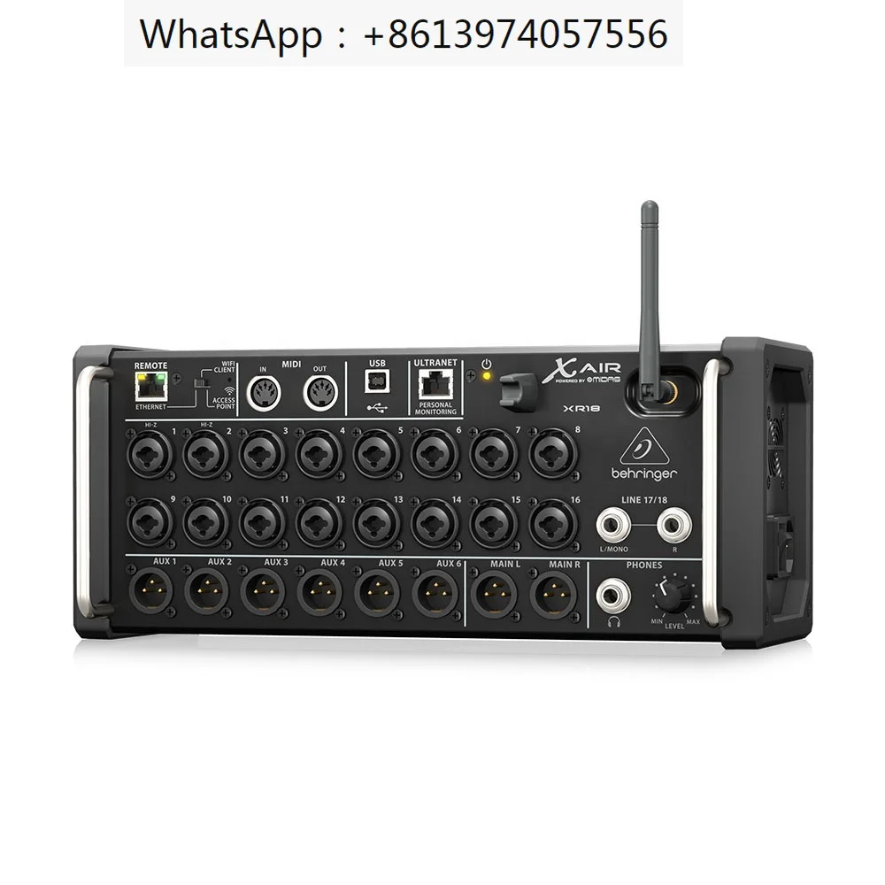 Behringer X Air Xr18 Rack Mixer Digitale Sistema Pa Mixer Router Wi-Fi Integrato A 18 Canali