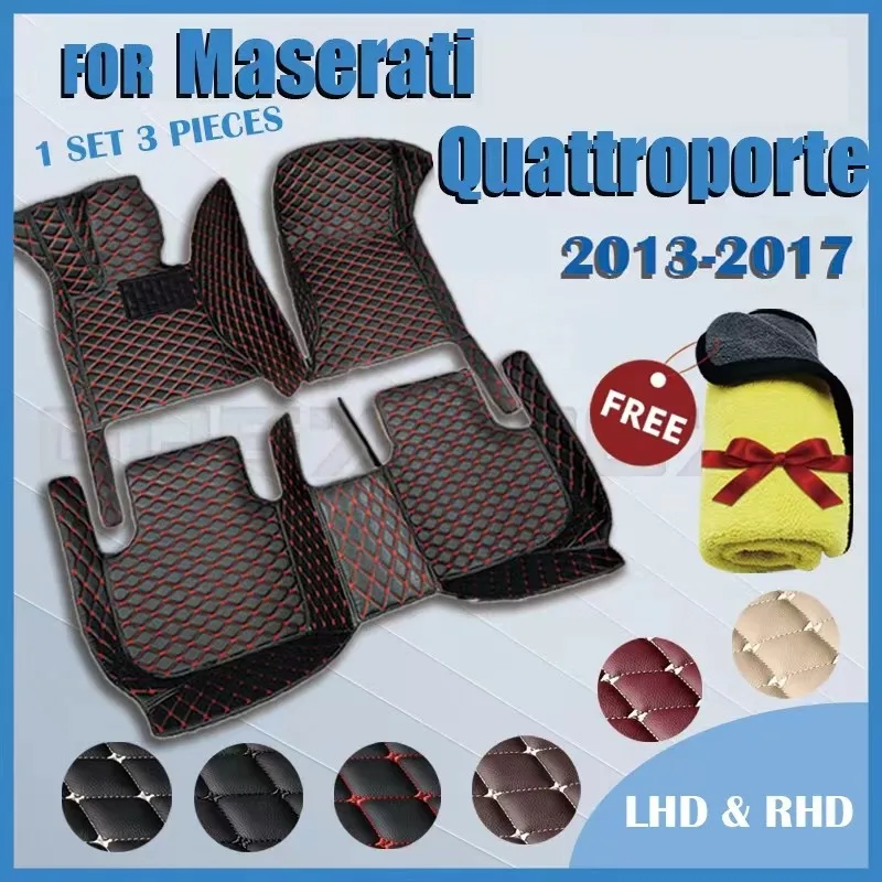 

Car floor mats for Maserati quattroporte 2013 2014 2015 2016 2017 Custom auto foot Pads automobile carpet cover