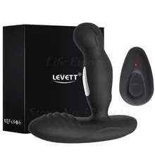  360°Rotation Electric Shock Pulse Male Prostate Massager Anal Vibrating Masturbator Butt Plug Vibrators Sex Toys For Men Women 