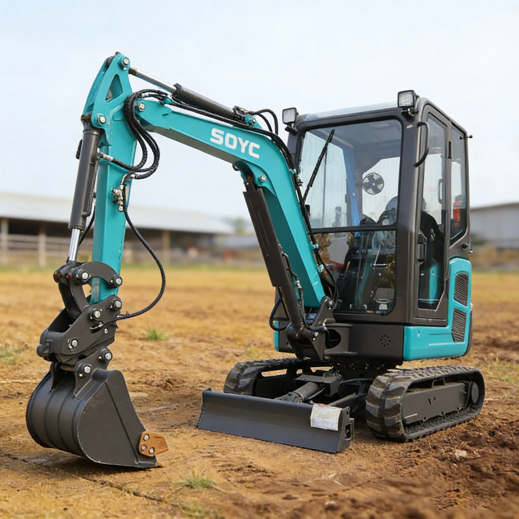 Kostenloser Versand Mini-Bagger 1,8 Tonnen Euro 5 CE EPA Motor Diesel-Bagger Landwirtschaftlicher Hydraulik-Raupenbagger Kleiner Bagger Nach Maß