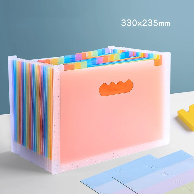 Carpeta Archivadora A5 Con Cremallera - Organizador De 13 Compartimentos Para Documentos Pequeños | Ideal Para Facturas, Recibos, Tickets Y Cheques
