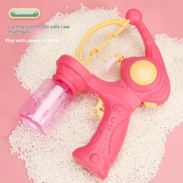 Automatic Non-Leaking Wedding Bubble Gun Handheld Street Stall Toy for Special Occasions