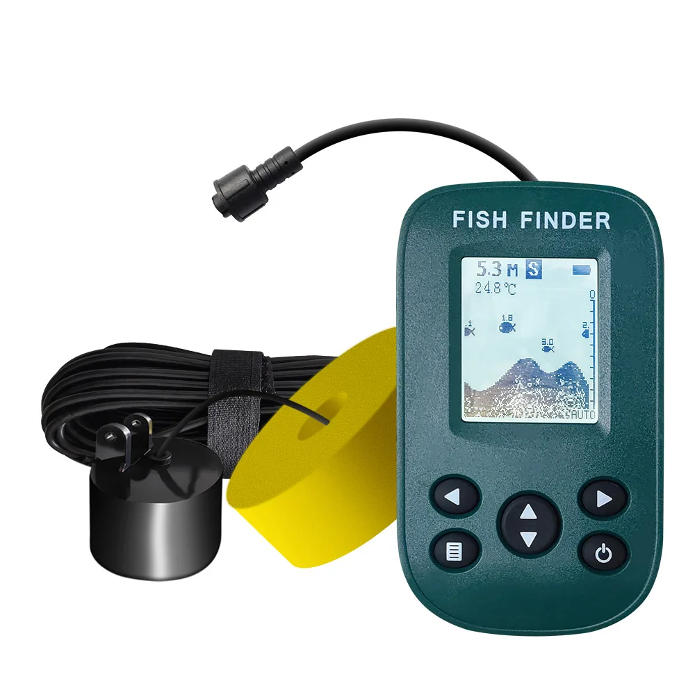 Fish Finder New smart portable Sonar Fishing lure Echo Sounder Alarm Transducer Lake Sea Fishing