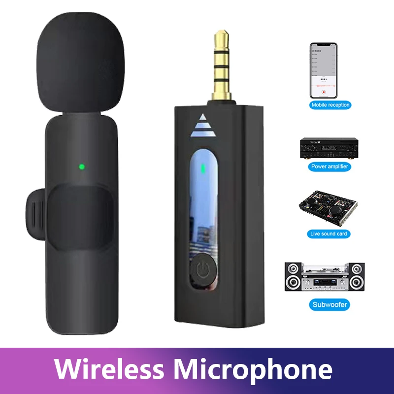 Wireless Microphone Lapel Mic Mm Jack Lapel Mic Wireless Lavalier