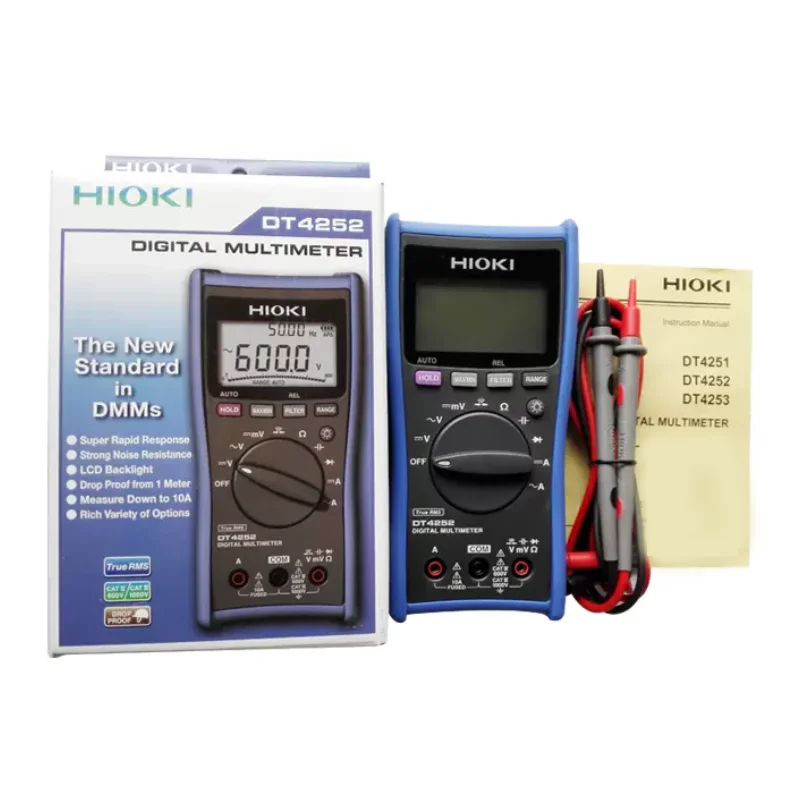 HIOKI デジタルマルチメータ DT4252 書類3点付 HIOKI デジタルマルチメータ DT4252 書類3点付