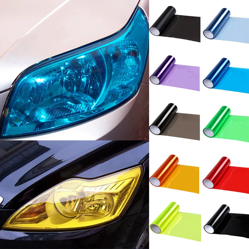 Headlights Protective Film Vinyl Film Sticker Auto Headlight Taillight