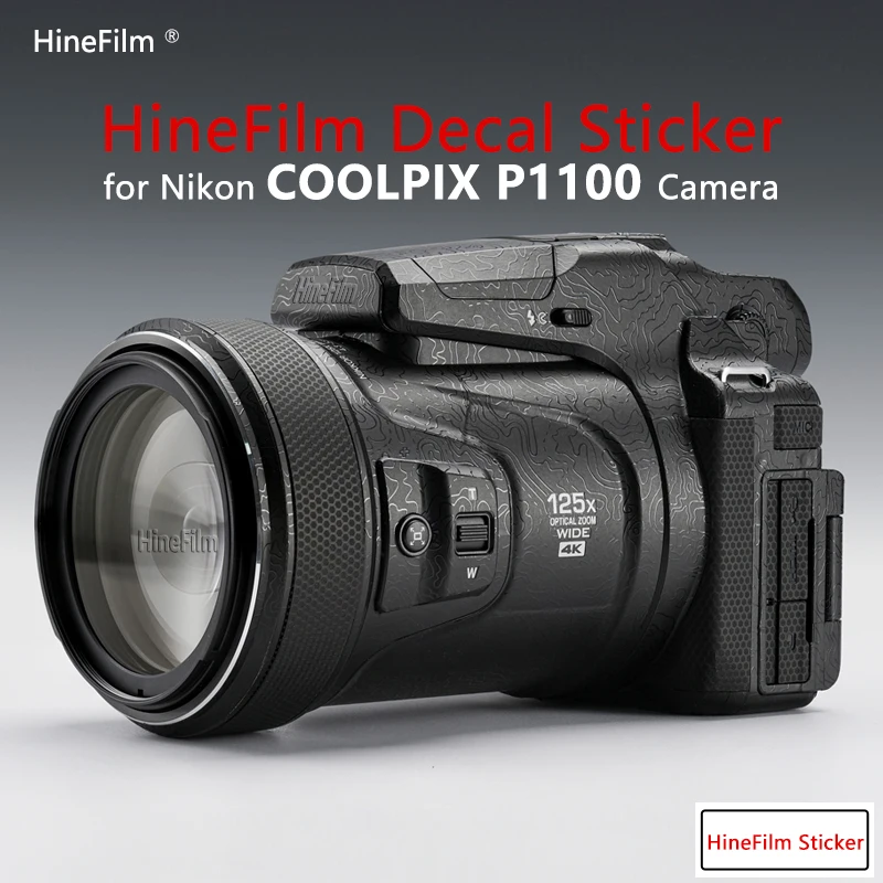 Hinefilm Skin for Nikon COOLPIX P1100 Camera Decal Skin for Nikon