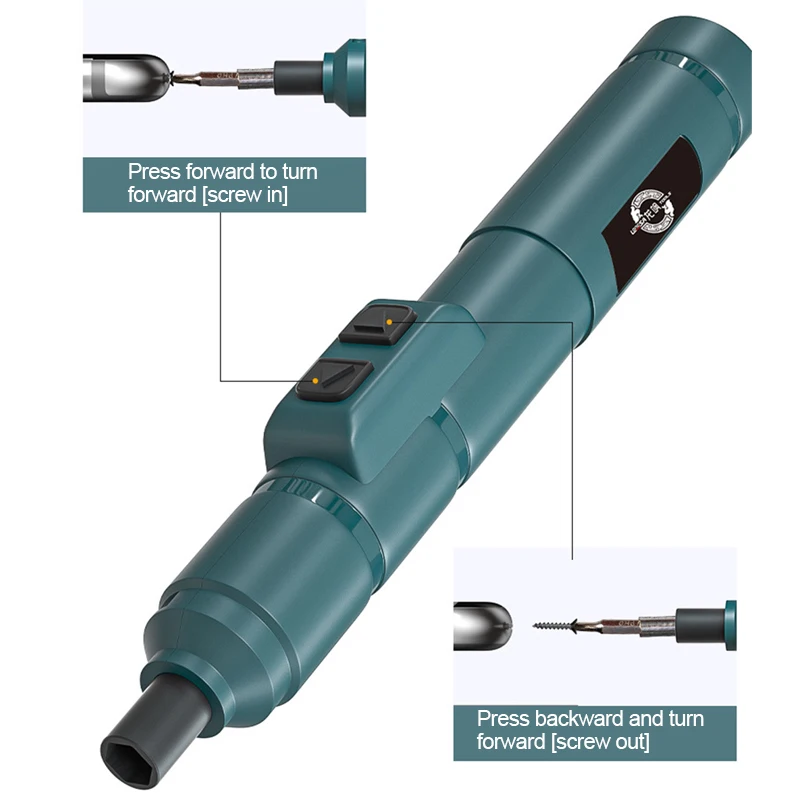 Mini Wireless Electric Screwdriver Set Cordless USB Rechargeable Screwdriver 3.6V 200r/Min Home Electric Drill Repair Power Tool 5