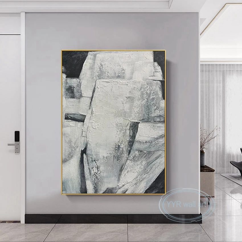 

Acrylic Oil Painting High Quality Handmade Abstract Canvas Poster Modern Texture Decor Mural Living Room Bedroom Porch Wall Art