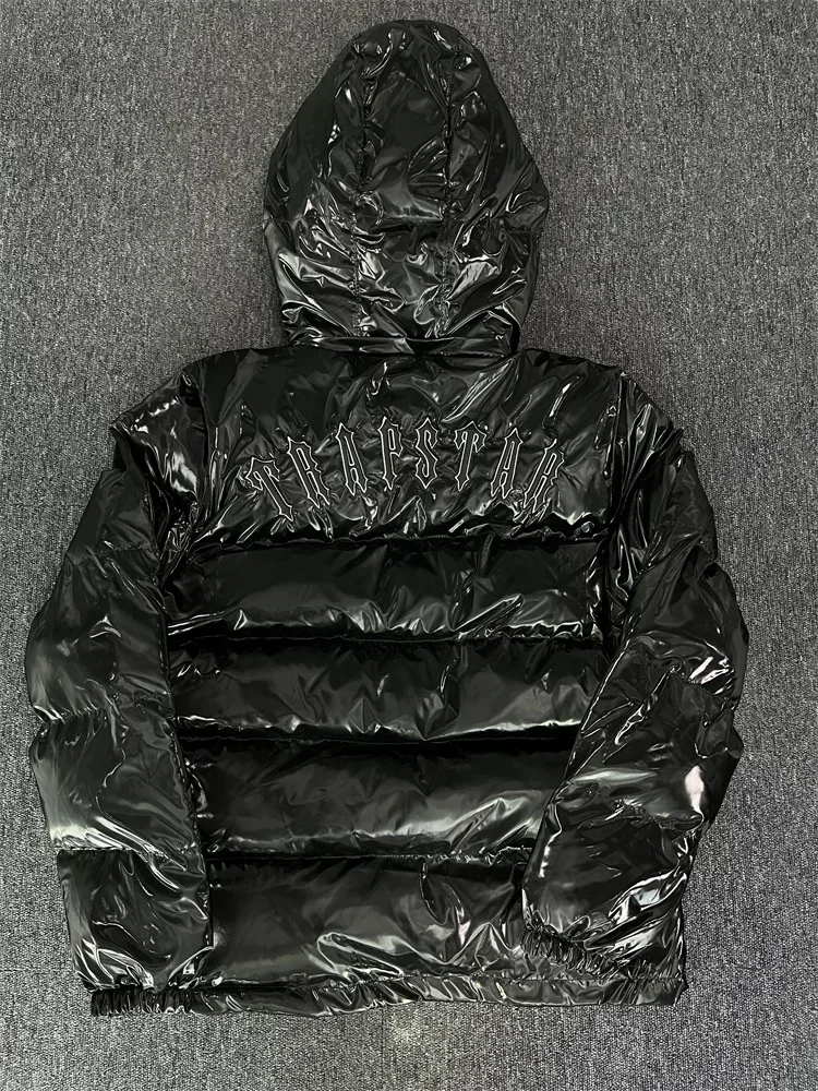 Brand Streetwear Jacket Winter Men Women Outerwear Irongate Warm Puffer Jacket Hooded Tops Quality Embroidered Lettering Coat 2