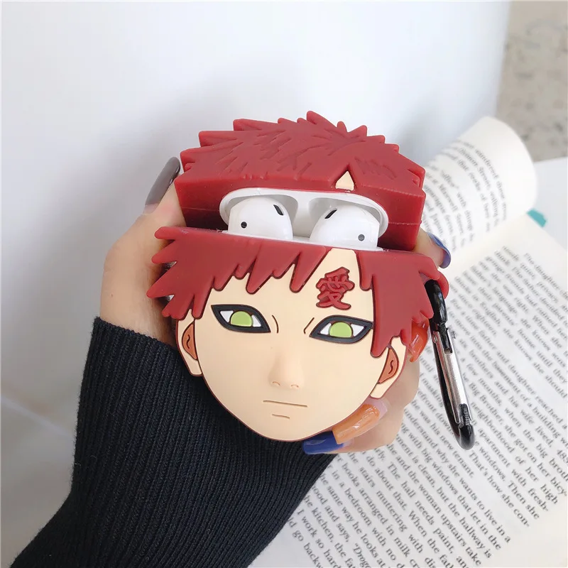 Naruto Kakashi Gaara Dor Desenho Animado Capa De Silicone Para