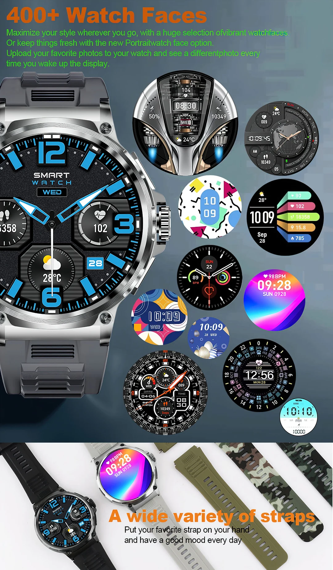COLMI V69 Smartwatch Bluetooth Calls & Fitness Tracker