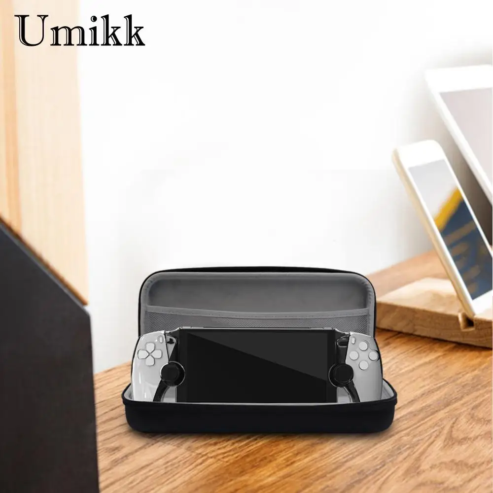 Carrying Case Shockproof Carrying Bag Anti Scratch Portable Storage Bag with Mesh Pocket for PlayStation Portal Console