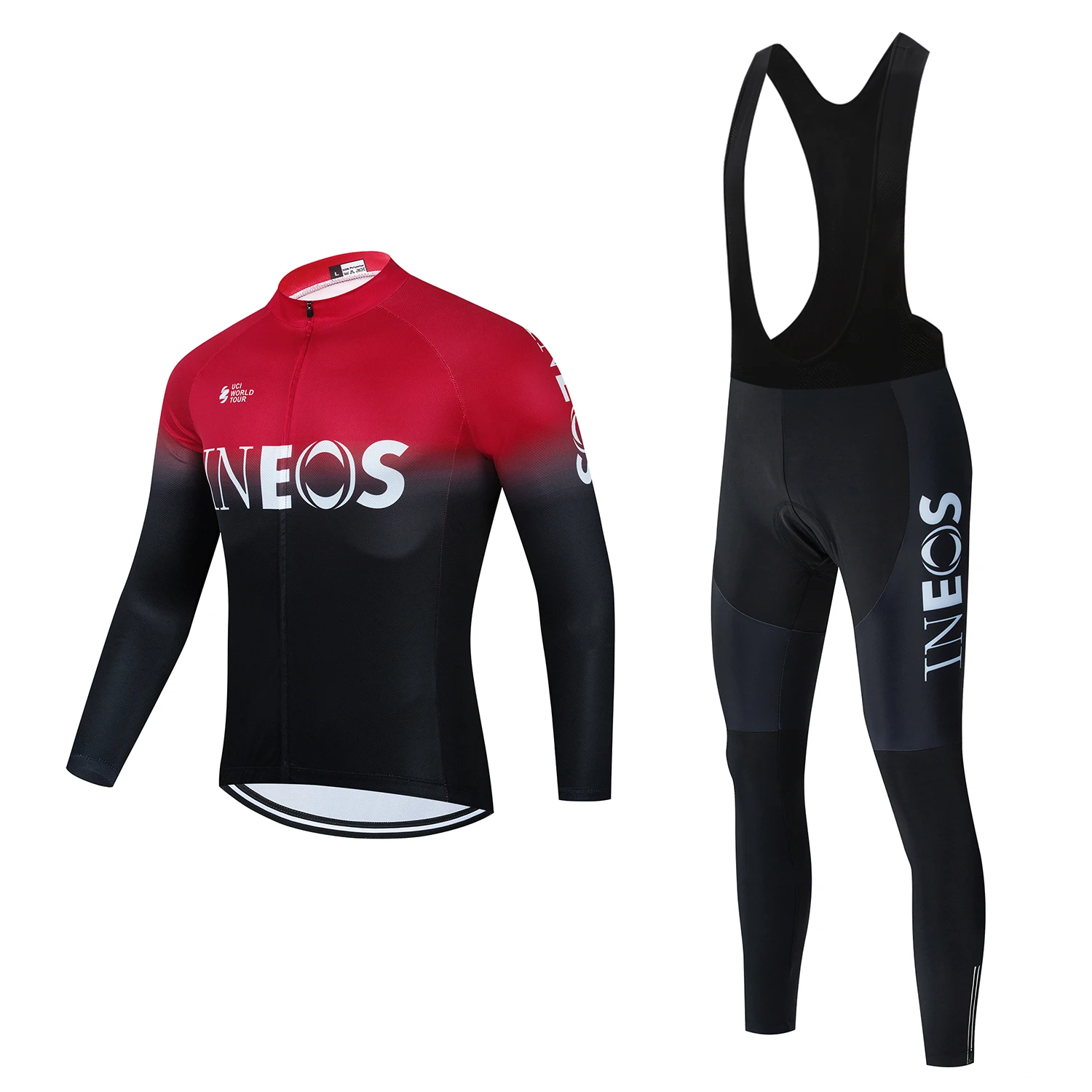 Long Sleeve Bike Jerseys With Pants For Men Autumn Winter Cycling Sets Pro Team Racing Sportswear Bicycle Suits Uniform