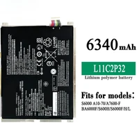 L11C2P32 3.7V/6340mAh Battery for Lenovo IdeaTad S6000 S6000-F S6000-H A7600 A7600-HV A7600-F A10-80 A10-80HC S6000F/H L12D2P31 - Image 3
