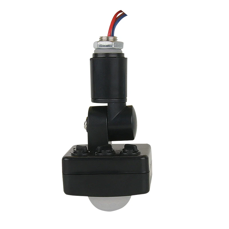 12V Motion Sensor 220V/110V PIR Movement Detector Automatic Infrared Wall Mount Timer Outdoor 24V LED Motion Sensor Light Switch