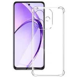 Shockproof Airbag Clear Silicone Soft Phone Case - Enhanced Protection and Sleek Design for OPPO A3X 5G (Shockproof Case)